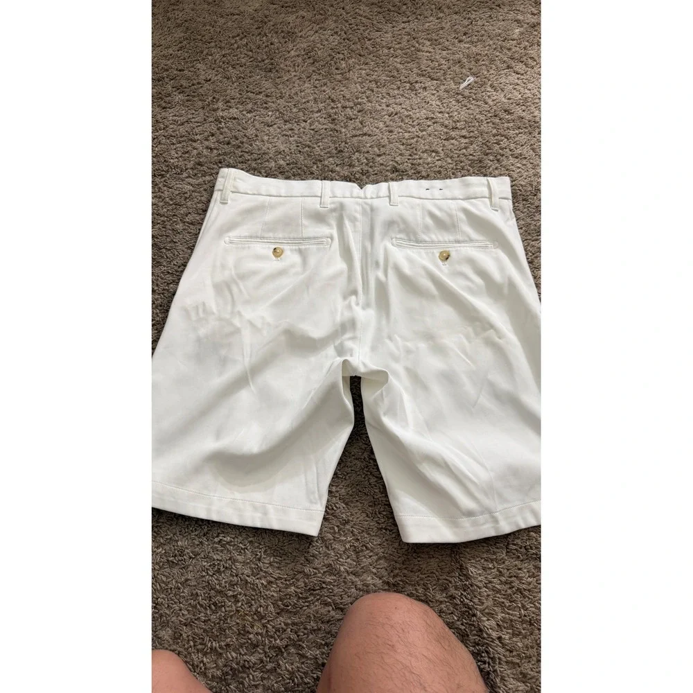 J.Lindeberg‎ Eloy Micro Stretch White Golf Shorts Mens 38 STMG150150508 zz79
